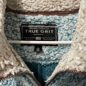 True Grit large beautiful light bluish color - SO WARM